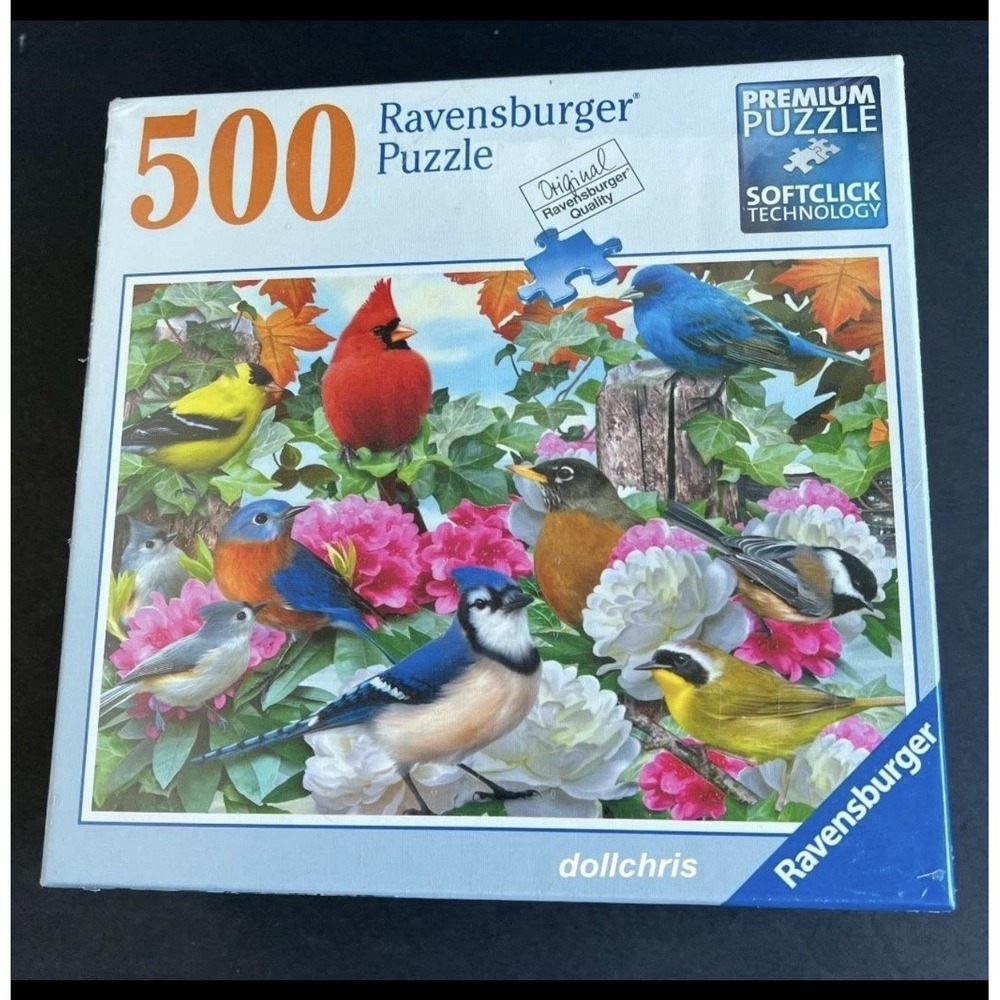 Garden Birds 2013 Ravensburger‎ Puzzle New Sealed 500 pieces No 81 365